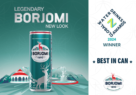 Borjomi is the winner of the Zenith Global Water Drinks Awards 2024