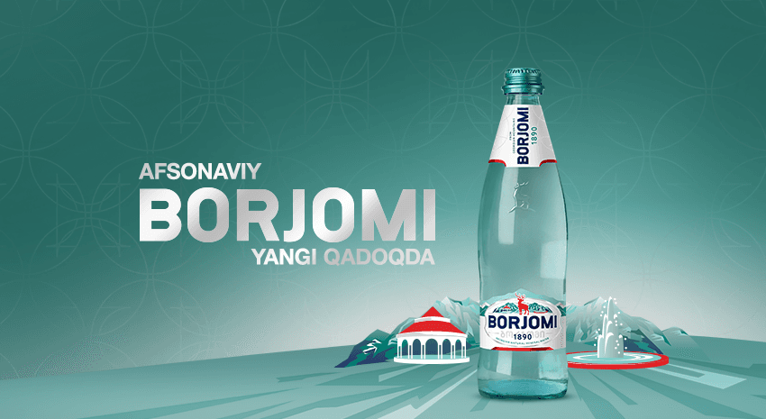 «Borjomi” ning yangilangan vizual o'xshashligi