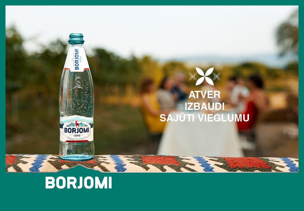 Gruzijas minerālūdens Borjomi aicina jūs gastronomiskā piedzīvojumā